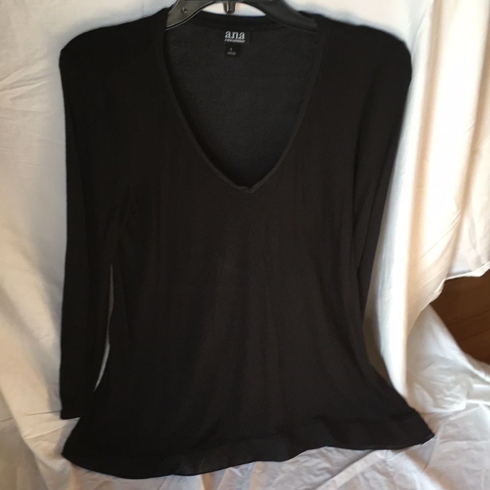 a.n.a. Long sleeve tunic top